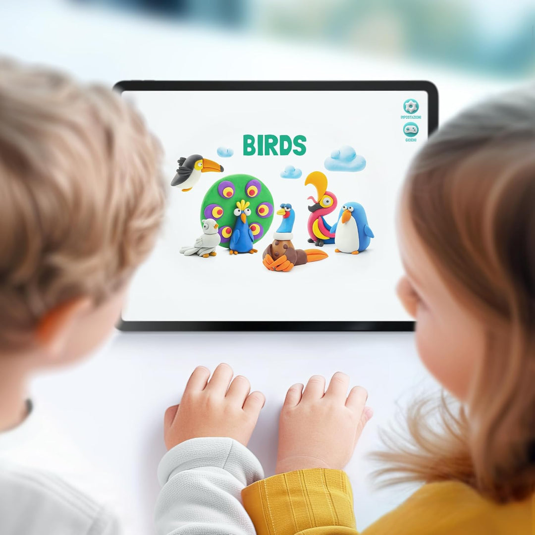 HEY CLAY - 15 Dosen lufttrocknende Knete für Kinder ab 3 Jahren - Kreatives Bastelset - Modelliermas