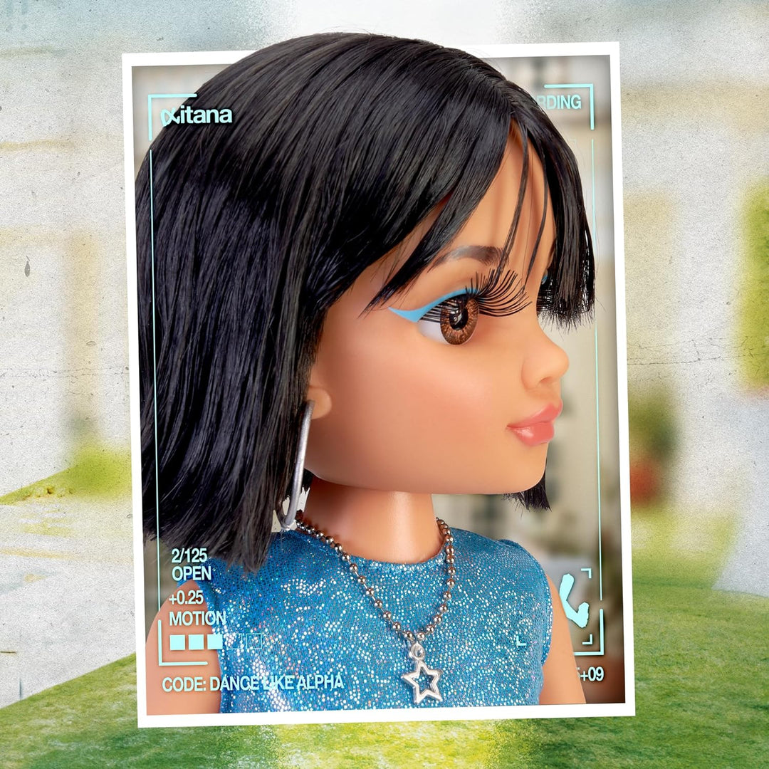 Nancy - Aitana, Puppe wie die Sängerin, Kurze braune Haare und Pony, Alpha-Ära der Babys, mit authen