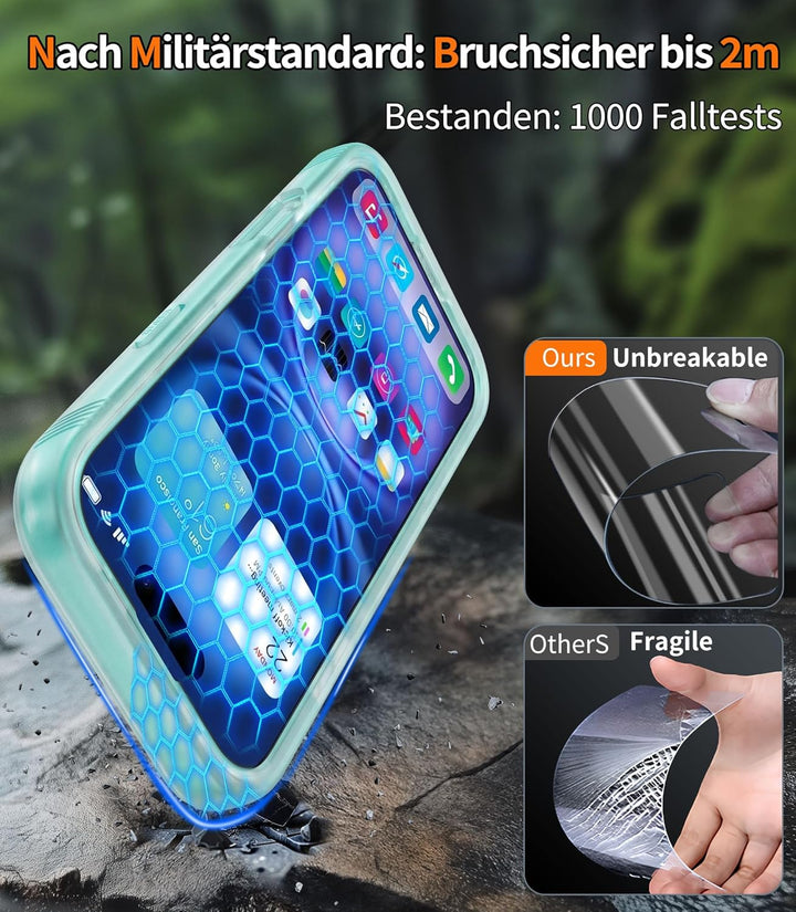 Cozycase TOP Militärschutz Hülle Für iPhone 16 Für MagSafe wasserdichte 360 Panzerhülle Outdoor Magn