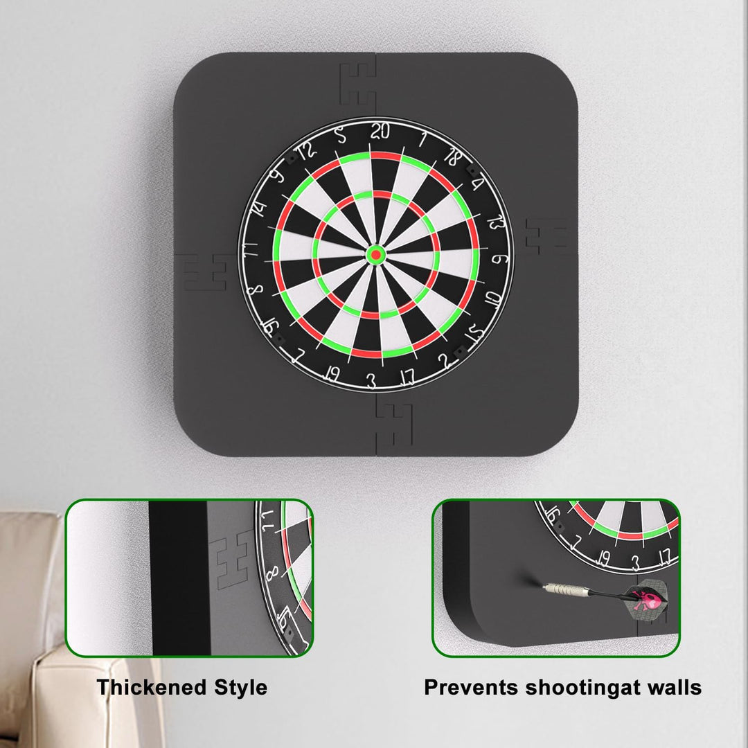 Dartscheibe Schutzring, strapazierfähiger Eva-Dartboard-Wandschutz für alle Dartboards in Standardgr