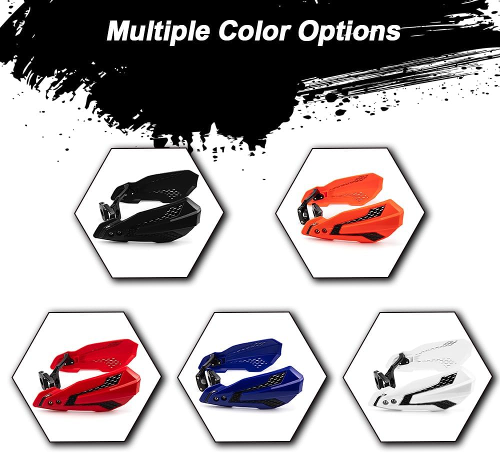 APEBAZY Handprotektoren Motorrad Universal Motorrad Handschutz Passend für 22 mm 25 mm und 28 mm Len