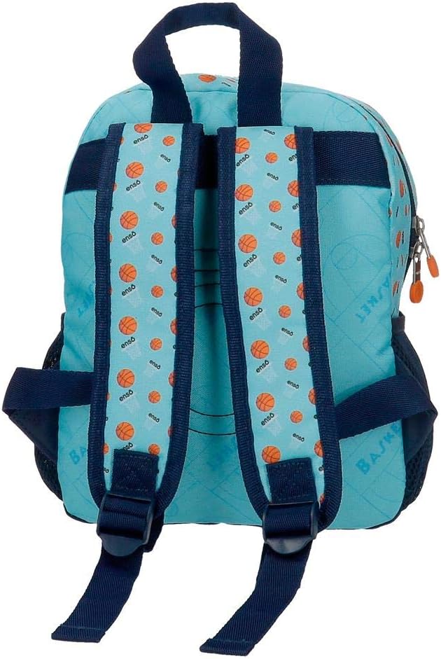Enso Basket Family Vorschul-Rucksack Blau 23x28x10 cms Polyester 6.44L Vorschulrucksack, Vorschulruc