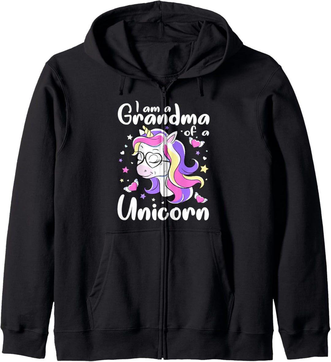 Ich bin eine Oma eines Einhorns Kapuzenjacke