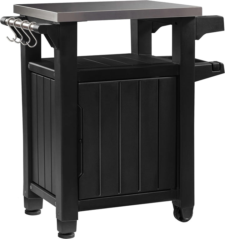 Keter BBQ Beistelltisch Unity & Rayen AA236 Schutzhülle für Grill, rechteckig, PEVA (Polyethylen-Vin