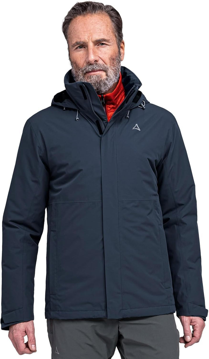 Schöffel Herren Jacket Gmund M, wind- und wasserdichte Regenjacke, atmungsaktive Outdoor Jacke, Wand