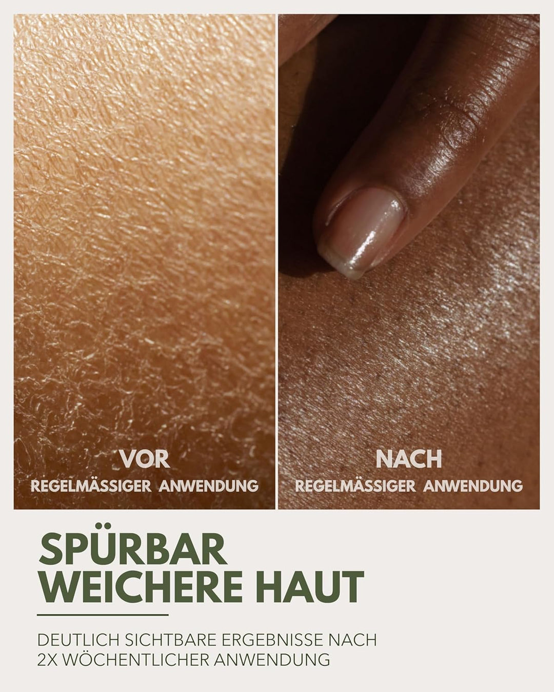 Seiden Peelinghandschuh für Körper I Pflegehandschuh aus 100% Rohseide I Mit Sericin für antibakteri