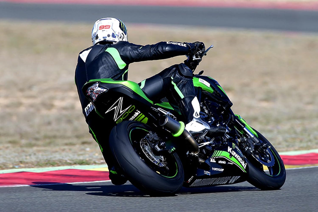 Radlaufaufkleber aus Vinyl, kompatibel mit Kawasaki Z900 2017-2024 (Gelb-Grün-Kawa) Yellow Green Kaw