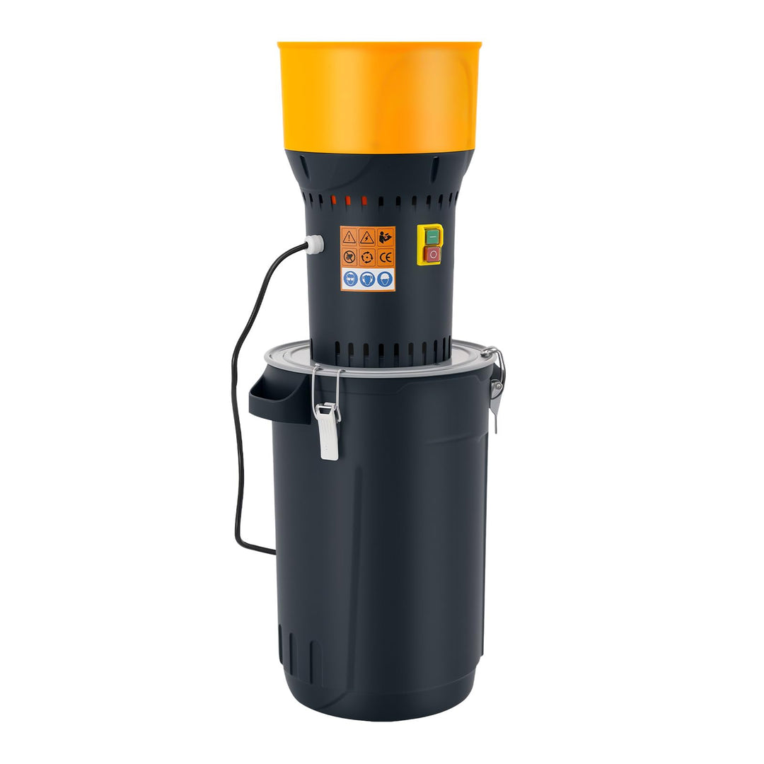 Elektrische Getreidemühle 1000W 19000 U/min mit 5 Sieben (2-8mm) für Getreide Mais Weizen Futtermitt