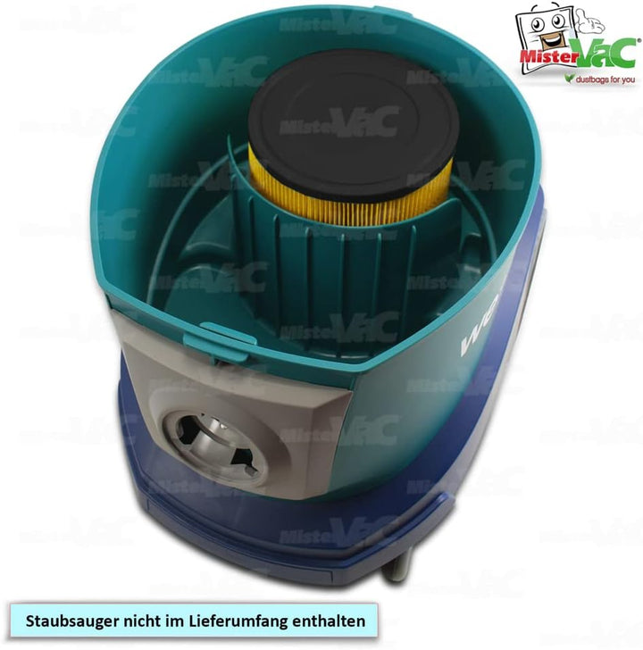 MisterVac Lamellenfilter Ersatzfilter kompatibel mit Wetrok Monovac Comfort 6