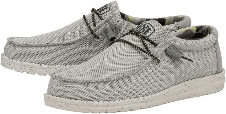 Hey Dude Herren Wally BraidedMokassin 41 EU Grau, 41 EU Grau