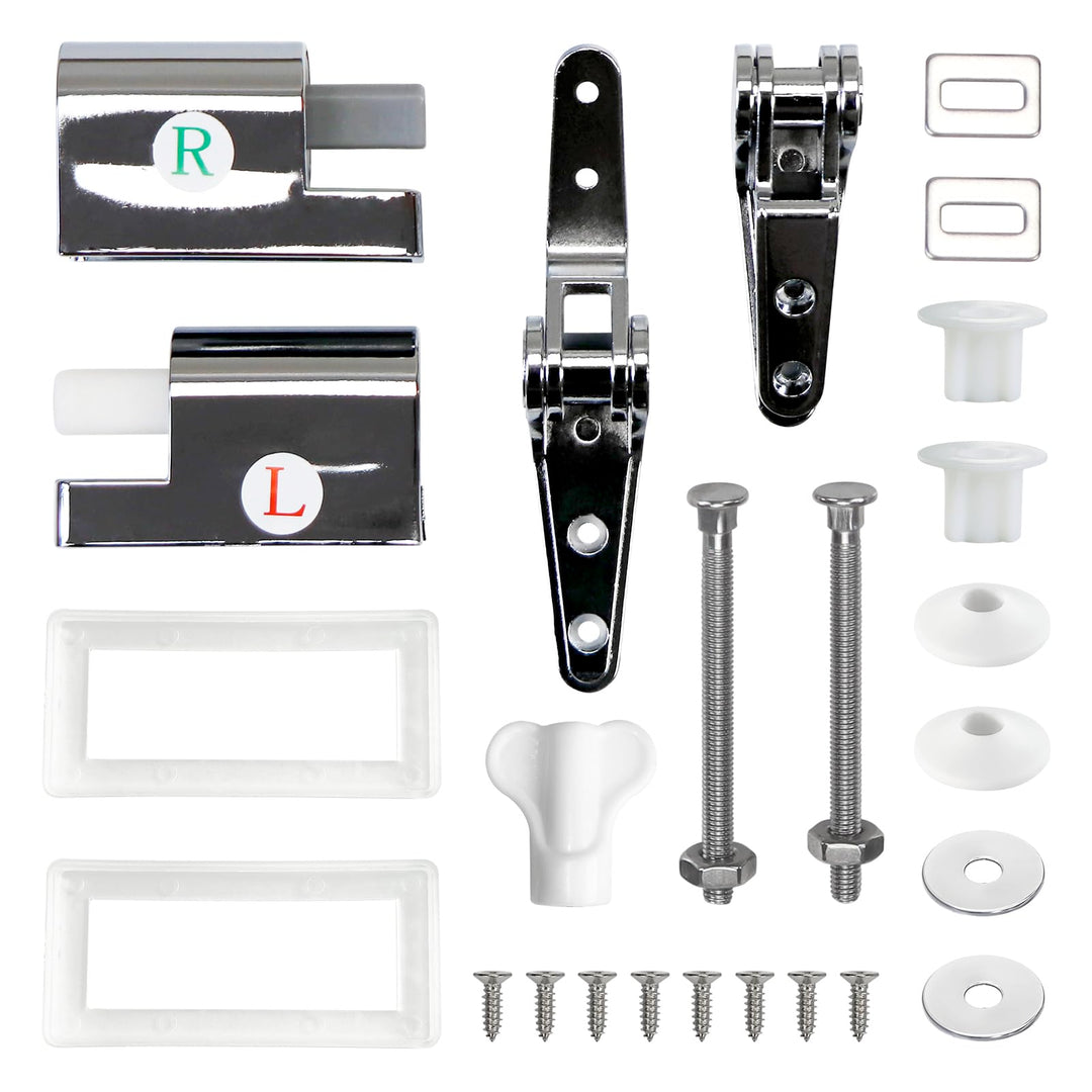 Fanmitrk WC Sitz Soft-Close Scharnier, Scharnier für weich schliessenden Toilettensitz Yazuisoft, Ya