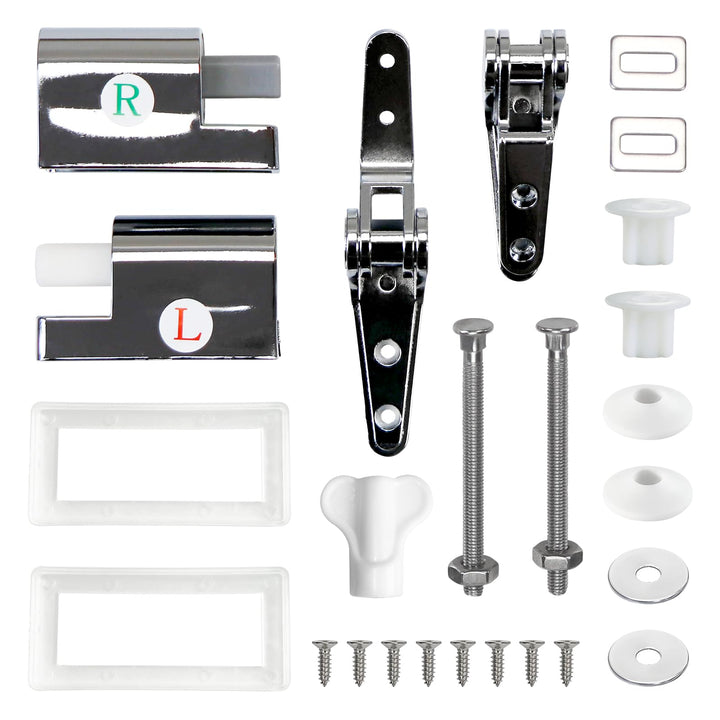 Fanmitrk WC Sitz Soft-Close Scharnier, Scharnier für weich schliessenden Toilettensitz Yazuisoft, Ya