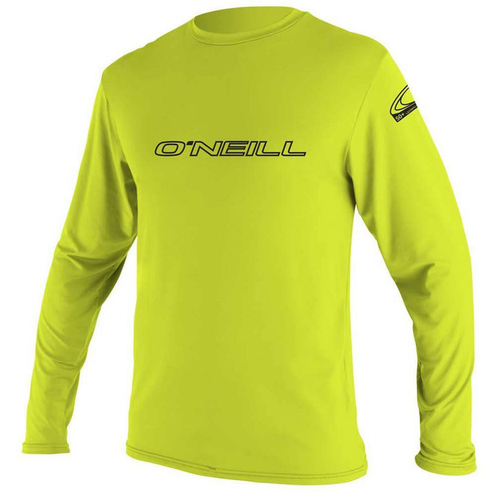 O'Neill Jungen Youth Basic Skins 50+ Long Sleeve Rash Guard Rash-Guard-Shirt XL Grün, XL Grün
