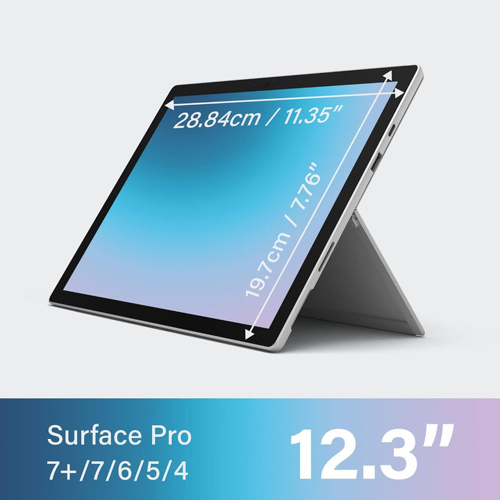 SenseAGE Magnetischer Blickschutzfilter für Microsoft Surface Pro 7+/7/6/5/4 (12.3"), Entfernbare, A