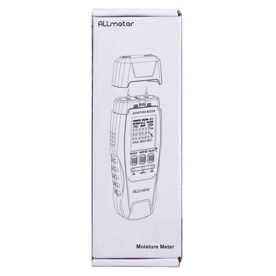 ALLmeter Digital Holzfeuchtemessgerät mit Stiftfunktion und Hintergrundbeleuchtung, Feuchtigkeitsdet