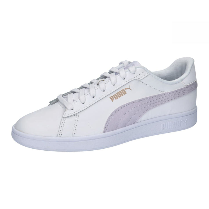 PUMA Unisex Smash 3.0 LSneaker 42 EU Puma White Spring Lavender Rose Gold, 42 EU Puma White Spring L