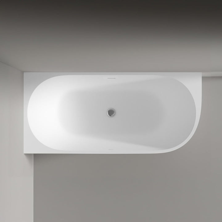 BERNSTEIN Eck-Badewanne aus Sanitäracryl Wanne mit Doppelwandiger Konstruktion 170 x 78 x 60 cm - 5