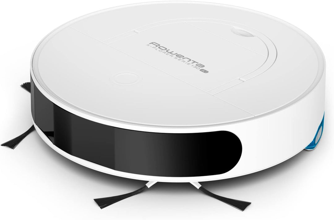 Rowenta RR9067 X-Plorer Serie 130 AI | 4-in-1 Wisch- &amp; Saugroboter | ultraflach mit 8cm | Laser + Ka