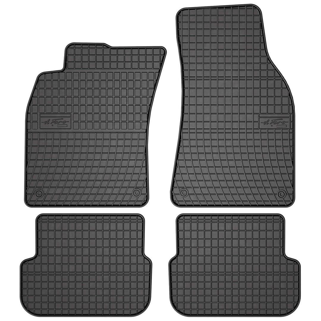 M MOTOS Gummimatten Auto Fussmatte passt für Audi A6 C6 2006-2011 Verbessern Sie Ihren Reisekomfort