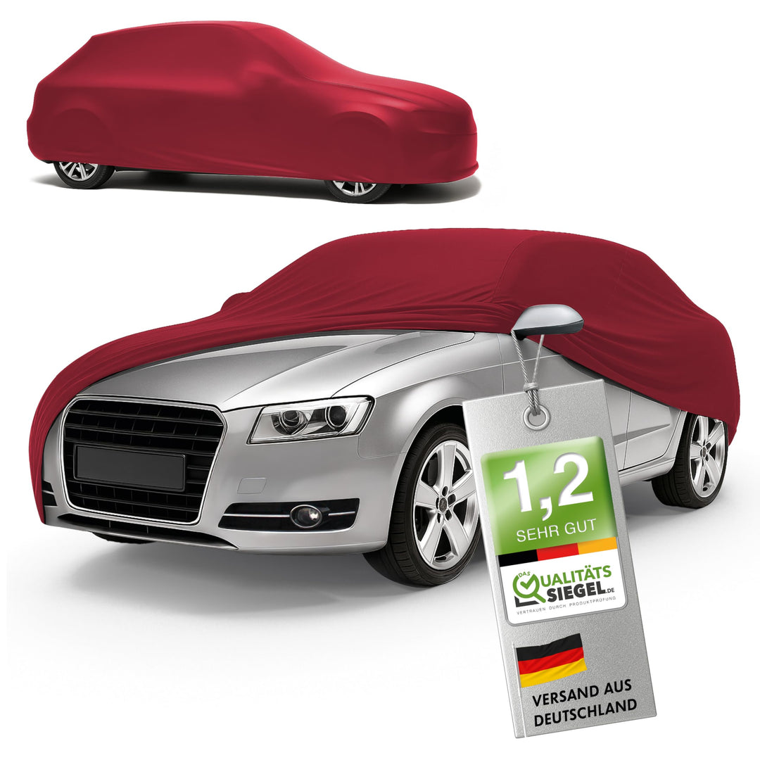 WALSER Premium Abdeckung Auto Indoor Stretch Plus Qualitätssieger Sehr Gut* Autoabdeckung Winter Aut