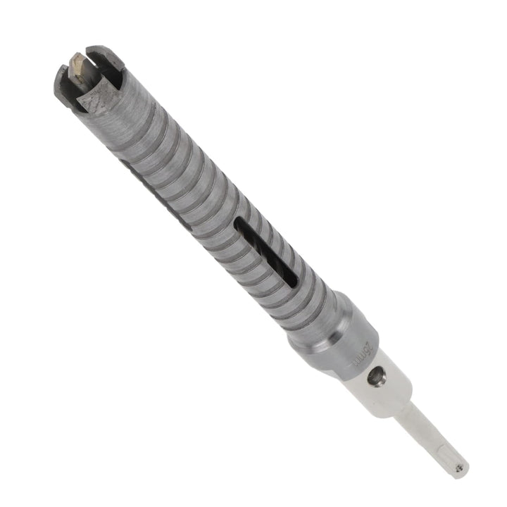 PRODIAMANT Diamant Bohrkrone ø 25mm Nutzlänge 150mm mit SDS Adapter lasergeschweisst für trocken Boh
