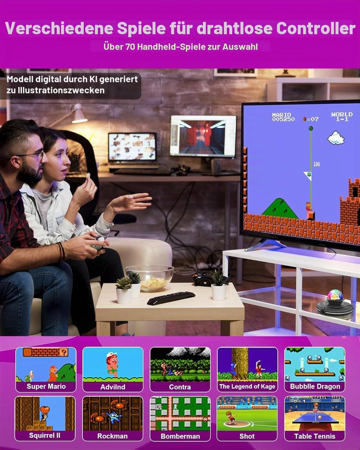 Doppel-Tanzmatte für TV mit Kamera & kabellosem Controller, rutschfeste Tanzmatte für Kinder Erwachs