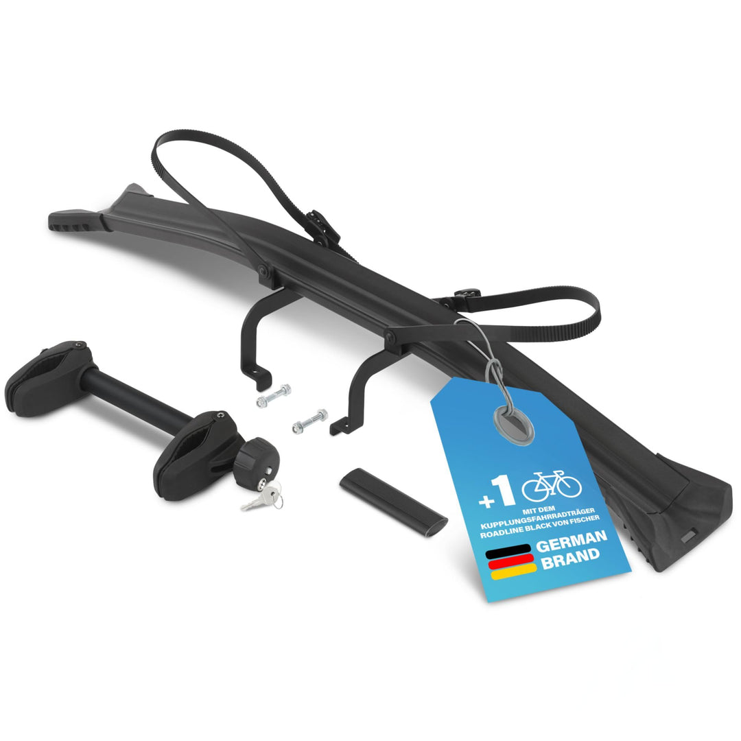 FISCHER Erweiterungssatz für Fahrradträger RoadLine Black, inklusive Montagematerial, für ein 3. Fah