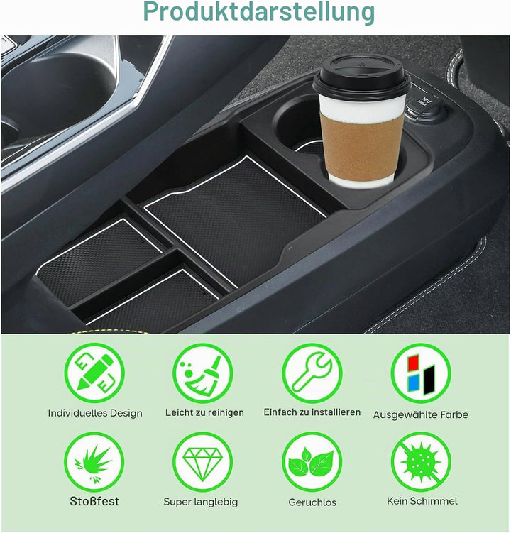 GAFAT Ki-a EV6 2021-2024 2025 Mittelkonsole Aufbewahrungsbox, EV6 2023 Organizer Tray Handschuhfach