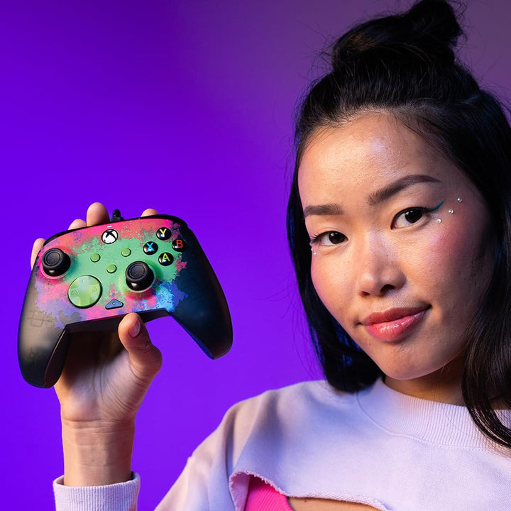 PDP Xbox REMATCH GLOW Wired controller - Space Dust, Space Dust