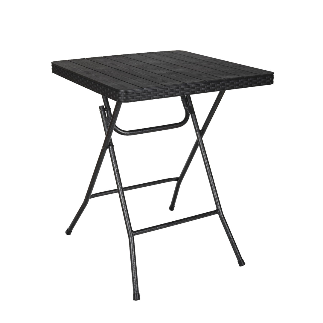 Koll Living Nomad Klapptisch 60x60 cm | Leichter Campingtisch faltbar | Kunststoff Tischplatte in Ho
