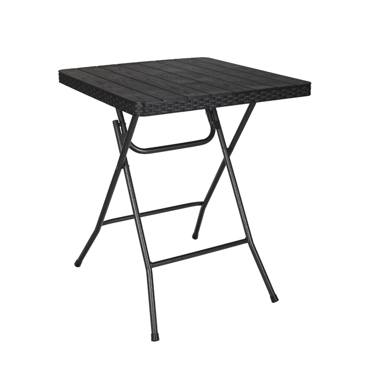 Koll Living Nomad Klapptisch 60x60 cm | Leichter Campingtisch faltbar | Kunststoff Tischplatte in Ho