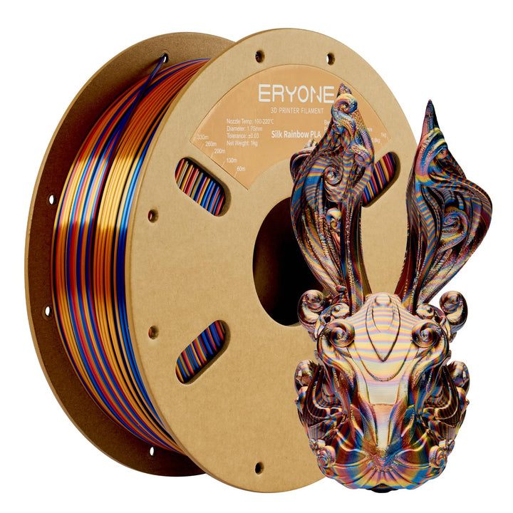 ERYONE Ultra Shiny Silk PLA Filament voor 3D Druker, PLA Filament 1.75mm, +/- 0,03mm,1kg 1 Spule, Tw