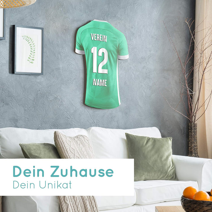 Elbeffekt Trikotlampe für Wien Fans aus Holz - personalisierbares Geschenk - schenke Dein individuel