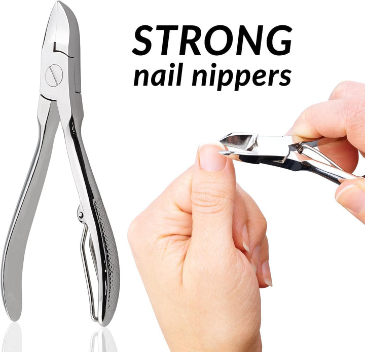 marQus Maniküre Set Herren und Damen 7 Teile mit Nagelzange Solingen Made in Germany für Hand- und F