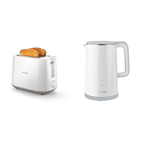 Tefal KO6931 Sense Wasserkocher | 1,5 Liter Kapazität | Digitalanzeige | 5 Temperaturstufen weiss &