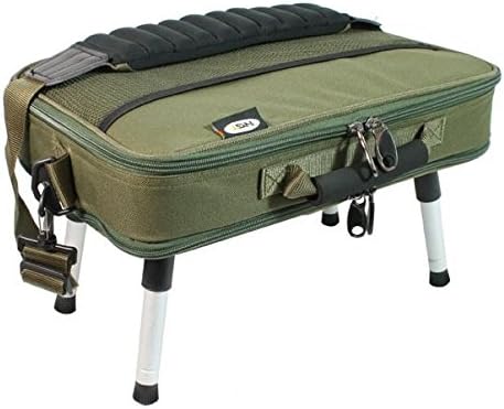 NGT Box Case Tackle Bag with Bivvy Table Koffer, grün, XL