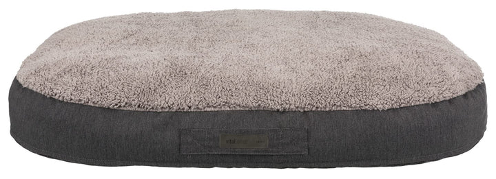 TRIXIE 36425 Vital Kissen Bendson, oval, 100 × 70 cm, dunkelgrau/hellgrau 70 x 100 x 16