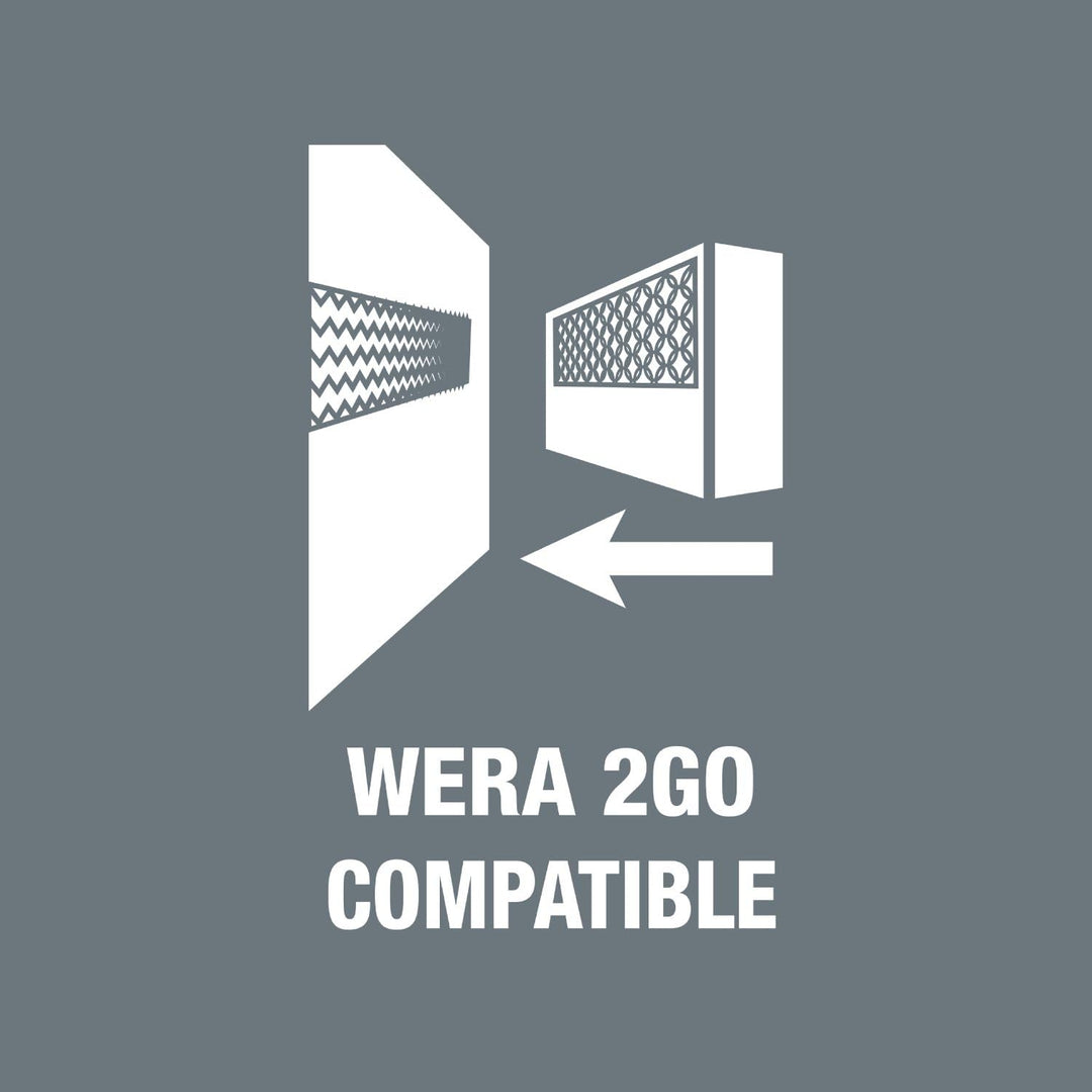 Wera 05003180001 8740 B HF 1 Zyklop Bitnuss-Satz, mit 3/8 Zoll-Antrieb, mit Haltefunktion für Innens