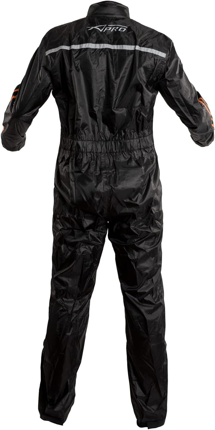 Regenkombi Regenjacke Motorrad Regenanzug Regenhose Wasserdicht Orange L L Orange, L Orange