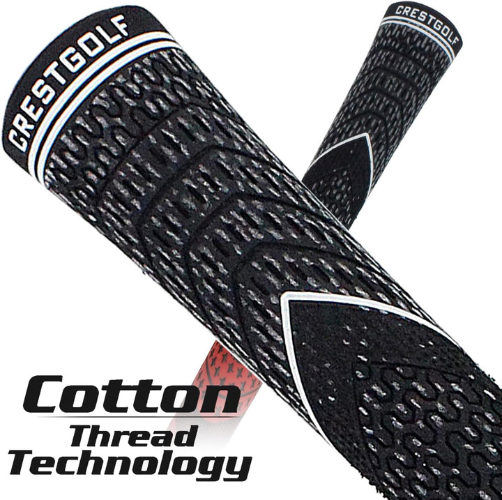 CRESTGOLF Golfgriffe Aktualisierte Multi-Compound-Golfgriffe für Golfschläger, Golf Grips Set mit 13