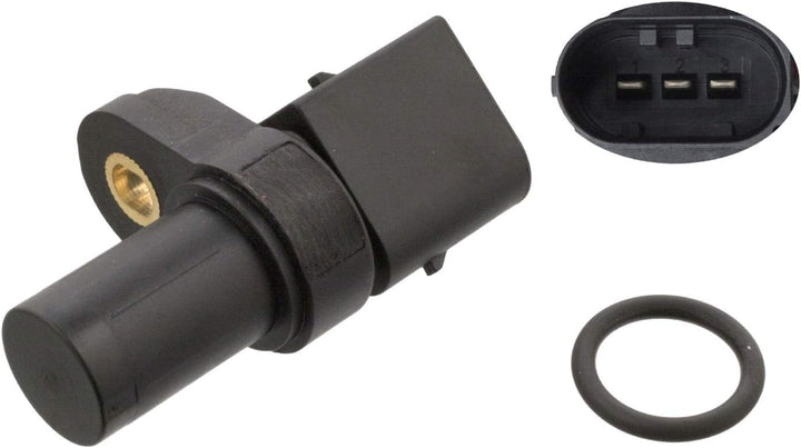 febi bilstein 29483 Kurbelwellensensor mit O-Ring, 1 Stück & 23799 Nockenwellensensor mit O-Ring, 1