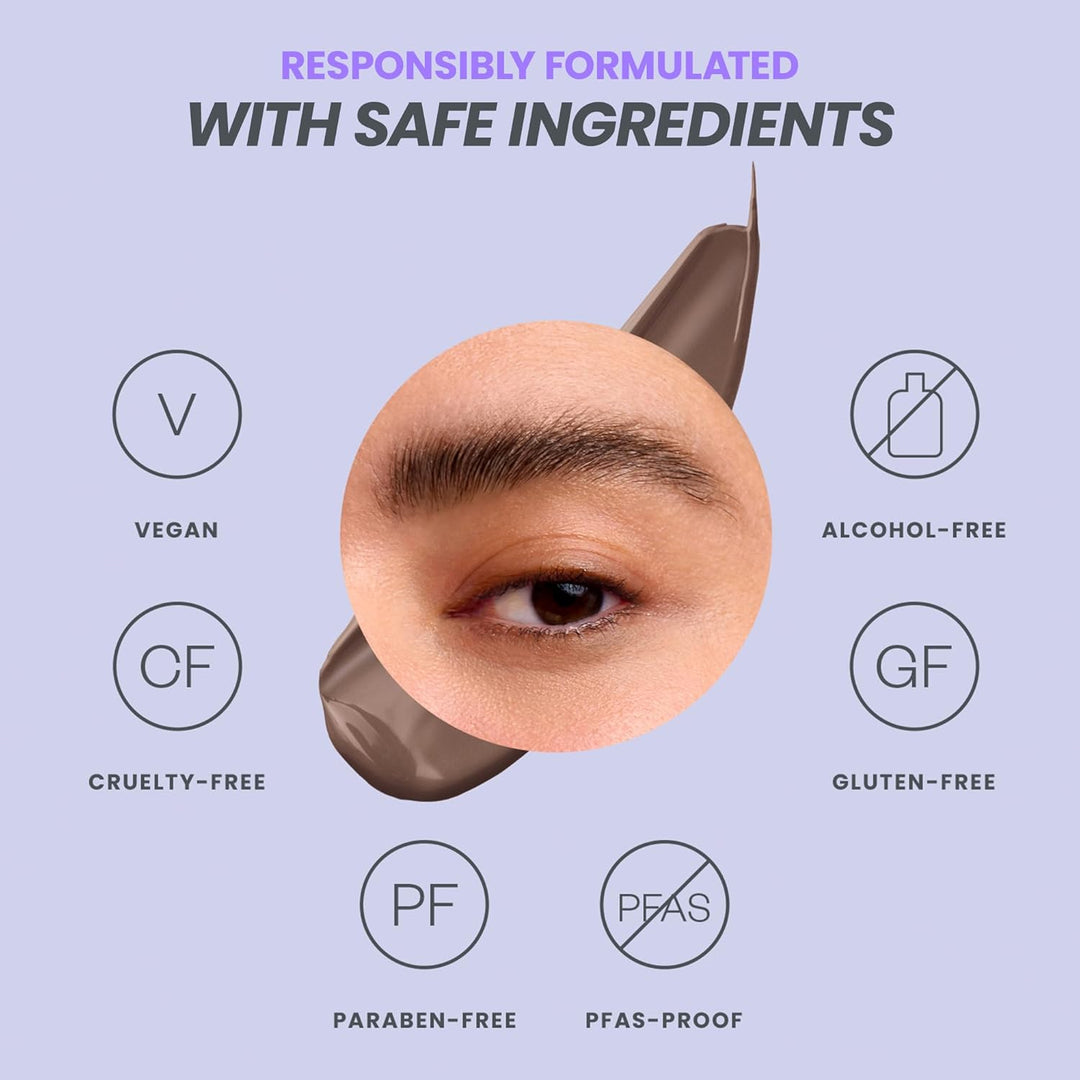 Wonderskin Augenbrauen-Tönung – Wonder Blading Brow Stain & Go Masque, Langlebige Brauen-Tönung, Übe