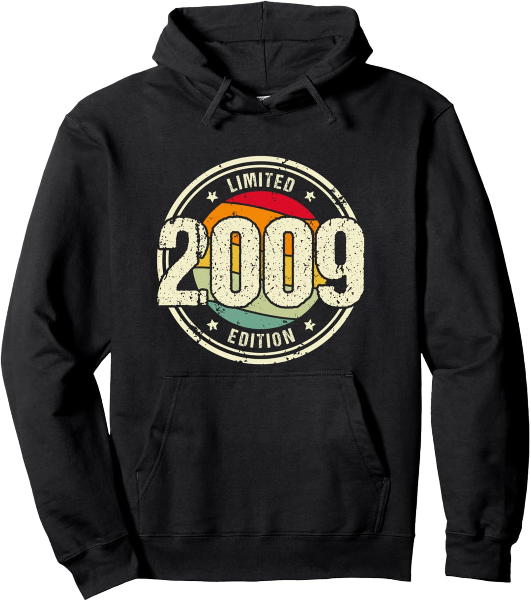 Retro 15 Jahre Jahrgang 2009 Limited Edition 15. Geburtstag Pullover Hoodie