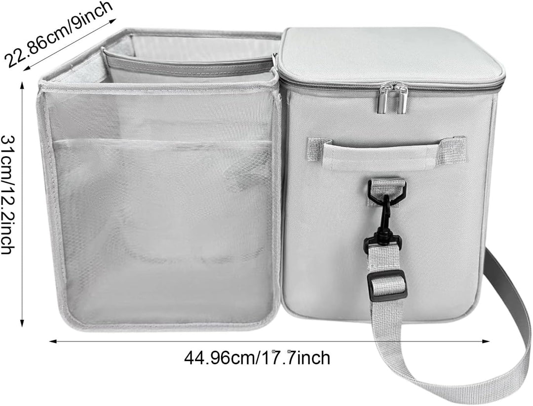 Kühltasche Isoliertasche Grau für Bogg Bag Strandtasche, Thermotasche Nass Trockentrennung Picknickt
