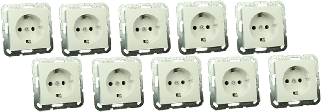 Gira 018803 Steckdose Standard 55 reinweiss - 10 Stück