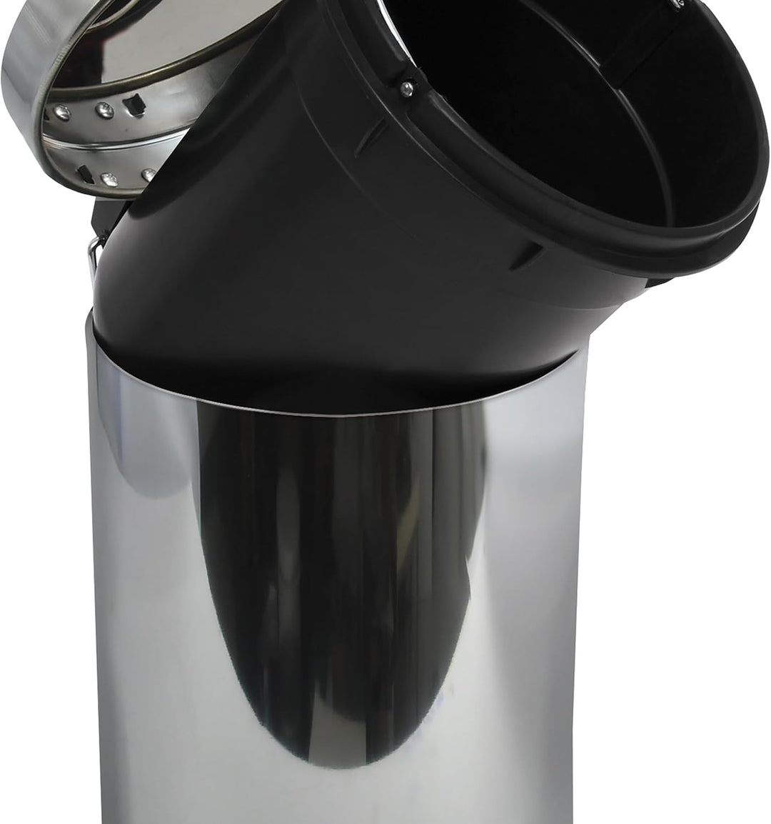 MSV 30 L Treteimer, Edelstahl rostfrei, Polypropylen, Plateado, 2 cm