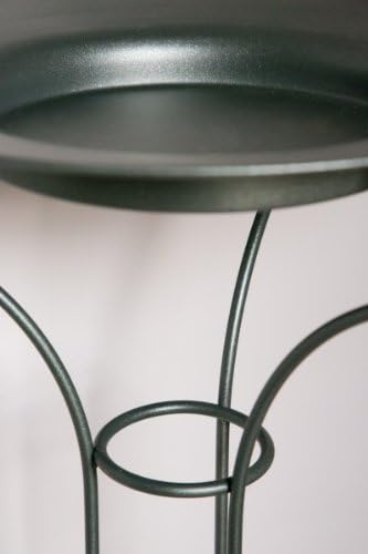 KUHEIGA Metallständer, Kranzhalter, Kranzständer, Mit Teller, Höhe: ca. 77,5 cm