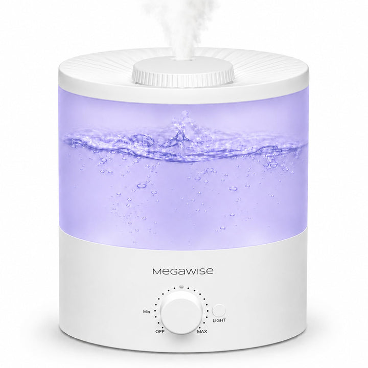H1-XIT Cool Mist Luftbefeuchter mit Top-Nachfüll-Design, 2 l Kapazität, hoher Nebelausgang, kein Aus