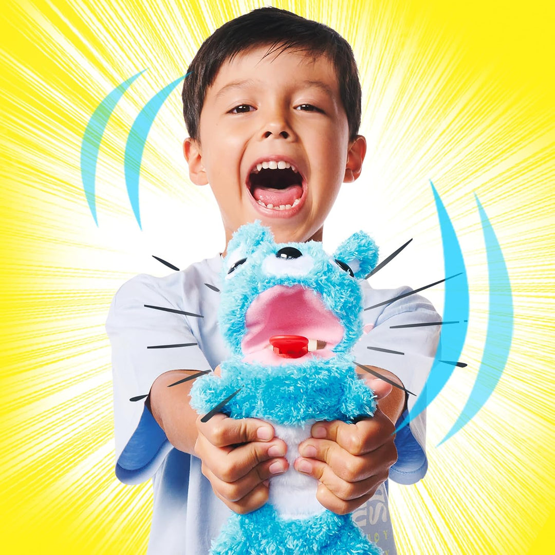 Simba 105953331 ScreamerZ Bär „Babbling Bear“ mit Sound - witziges Kuscheltier mit Schrei-Geräuschen