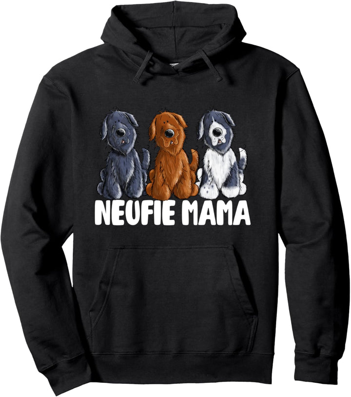 Neufundländer Mama T Shirt Geschenk fürs Hunde Frauchen Pullover Hoodie